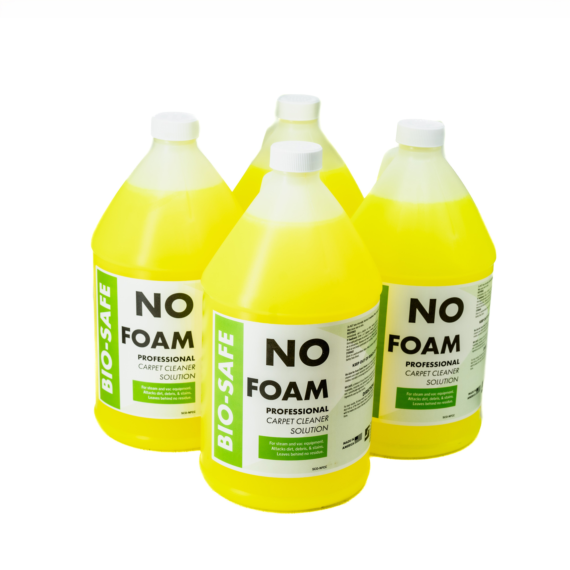 SOCAR No-Foam Carpet Cleaner - 4 Gal., Professional Cleaning Solution, Model# SCO-NF-4
